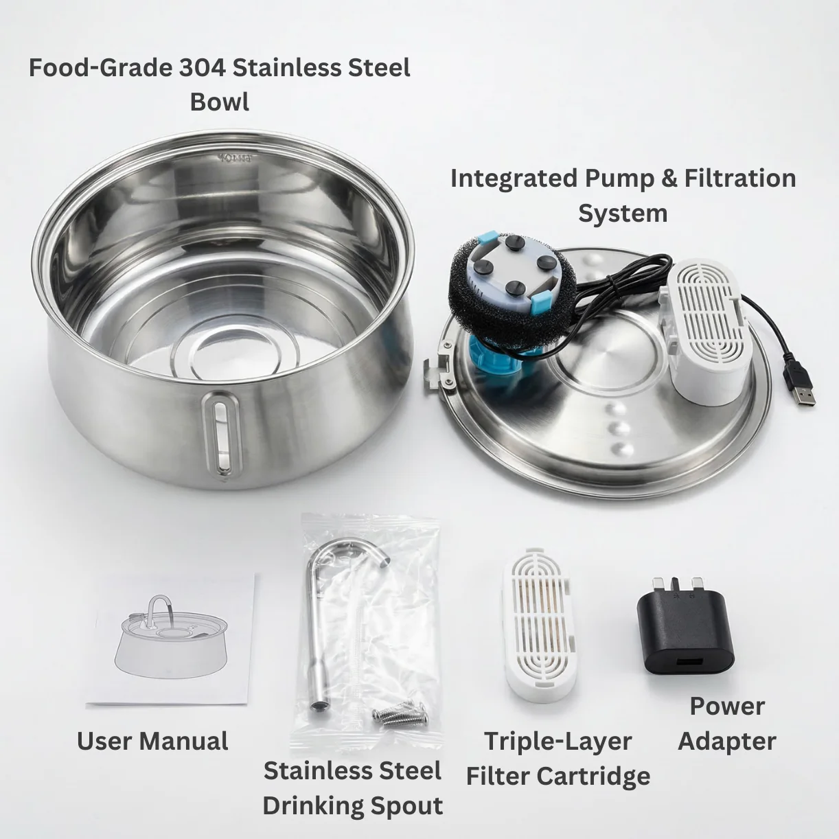 Stainless Steel Water Fountain