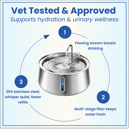 Stainless Steel Water Fountain